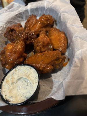 Dill pickle brined wings