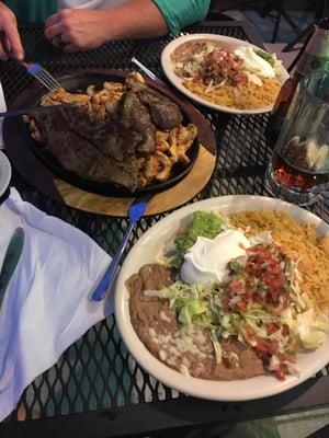 Double order of Texacanas fajitas! OMG delicious!!!