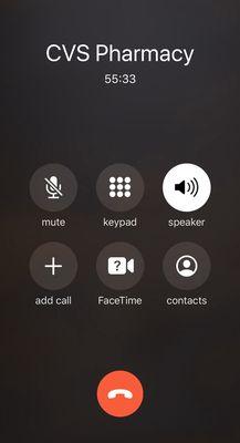 Hour long phone call. This was the third time calling. First two were 20 min long