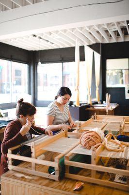 Beginning Weaving at our Portland Studio