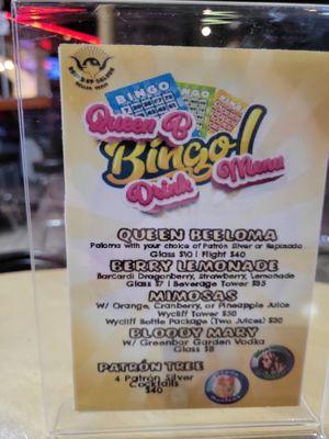 Drag Queen Bingo -- great drink deals!!