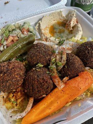 17. Falafel Platter