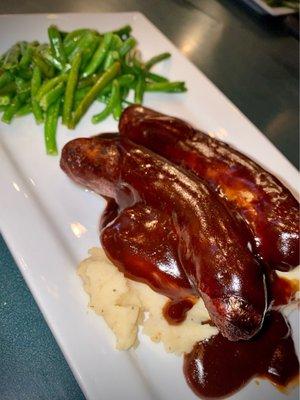 Bangers and mash