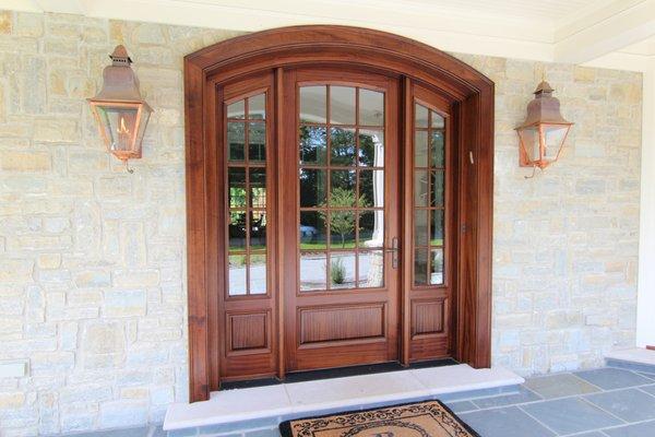 Mahogany Entry Door