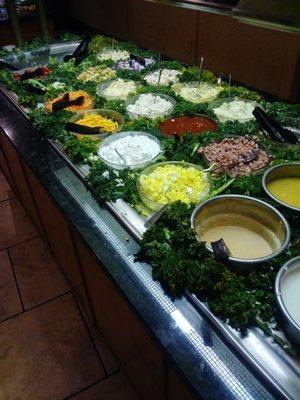 One of two salad bars!