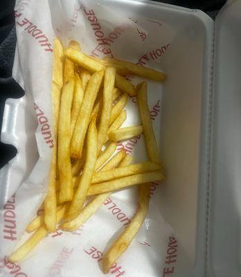 FULL SERVING OF FRIES!! PATHETIC.