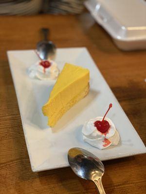 Mango mousse cake