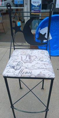 Paris Chic Wrought Iron Chair