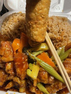 General Tso's Chicken Combination