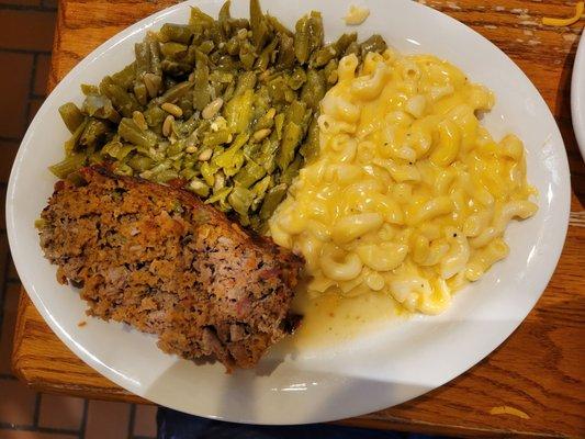 Meatloaf and 2 sides