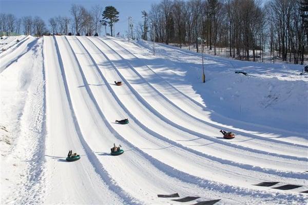 White Lightning Snowtubing