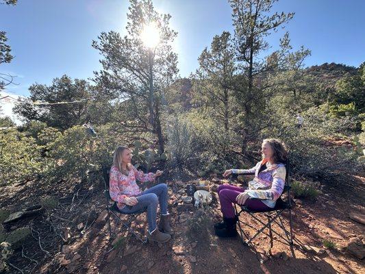 An intuitive reading and healing at the Amitabha Stupa in beautiful Sedona.