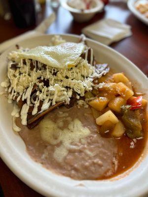 Chilaquiles en Mole was a great choice!!