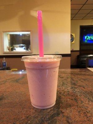 Fresh Strawberry smoothie $3.75