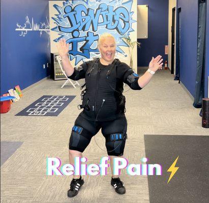 Quick, effective workouts that ease pain and build strength!
 
 Personal trainer for seniors Personal trainer Electric muscle stimulation