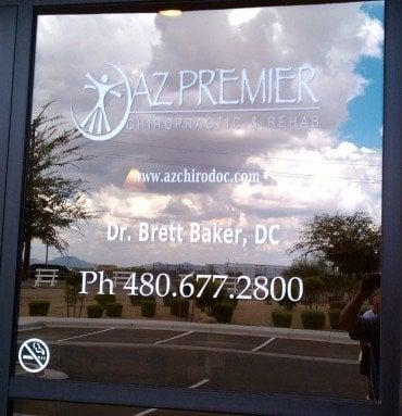 AZ Premier Chiropractic Window