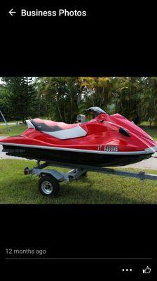 We sell completely refurbished waverunners.