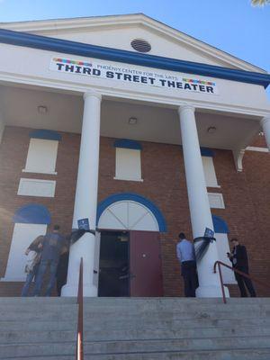 Entrance to theater.