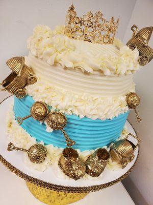 2 Tier Baby Shower Cake