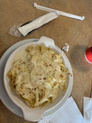 Baked chicken Alfredo