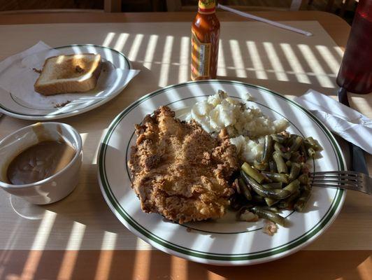 Chicken Fried Chicken plate