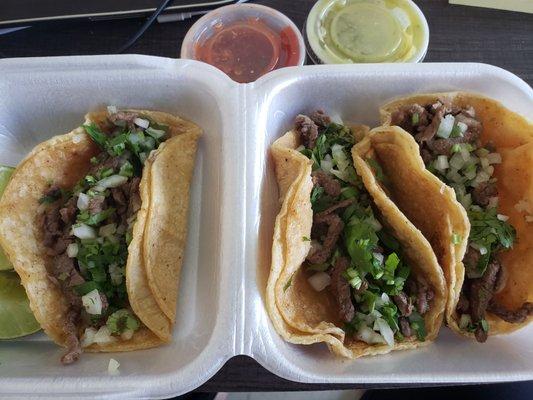 Steak tacos