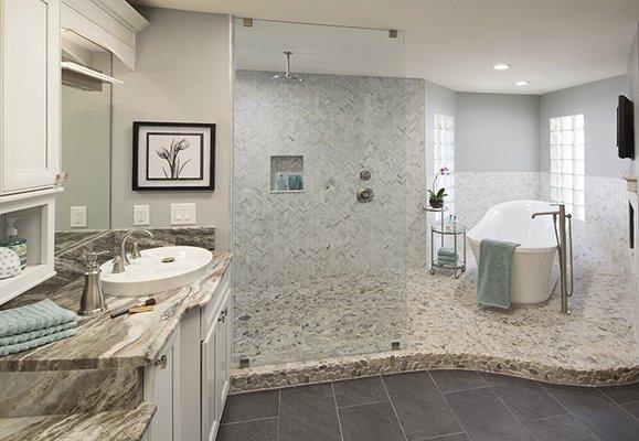 Custom bathroom remodel