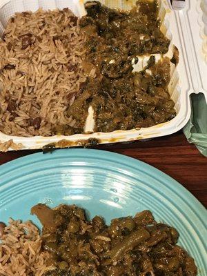 Beef Legume and rice