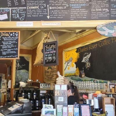 Front counter area of Coffee,  Sandwiche shop