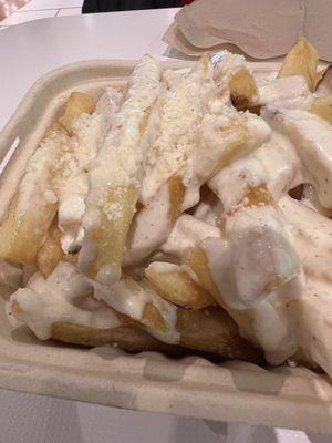 Fries with "aioli" sauce