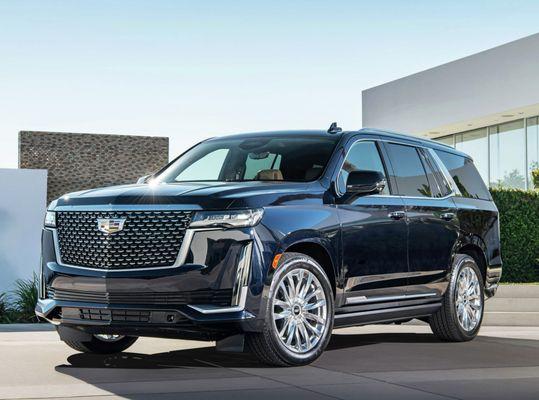 The Cadillac Escalade is a luxury SUV, the exterior design remains sharp and striking, and the interior offers plenty of cargo space.