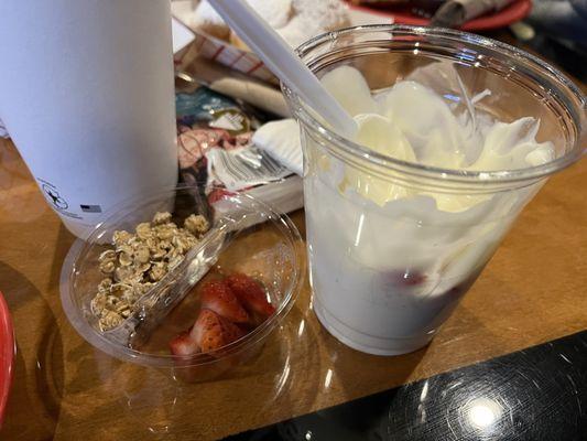 Strawberry  Granola Yogurt