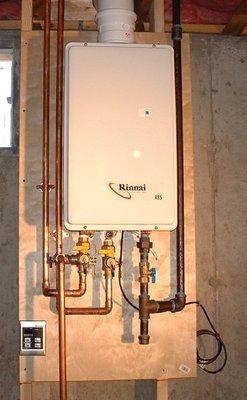 Tankless Water Heater Install.