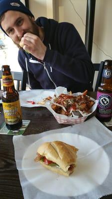 Mmmmmm....BLT and cheesesteak Jim fries