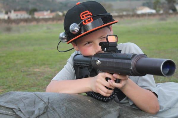 Our birthday VIPs get to select their own laser gun from a variety of options, making their special day even more special.