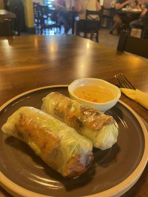 Lemongrass Chicken Rice Paper Rolls