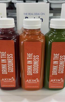 Fresh pressed juices