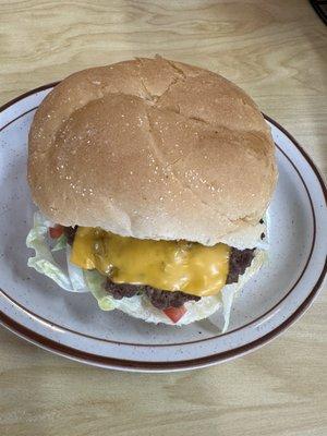 Cheeseburger sandwiche