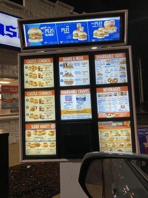 Drive-Thru Menu