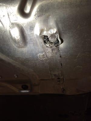 Damage to my car prior to purchase that was found after purchase.