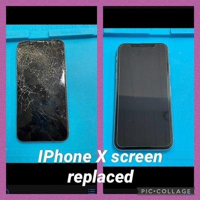 IPhone X screen replaced !!