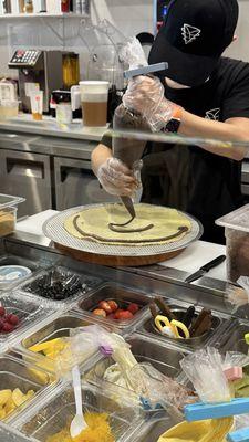 T-swirl crepes