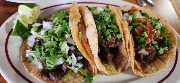 Steak tacos