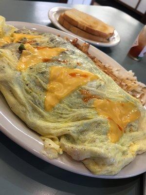 Bacon omelette at Burger Ranch.