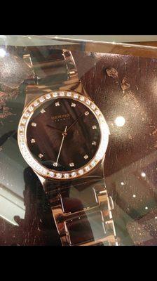 Ladies  bearing watchs