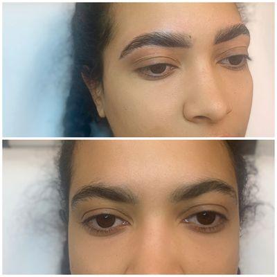 Brow Revival: lamination Tint and wax