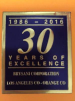 30 Years of Services