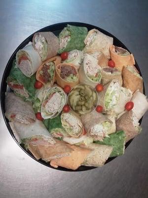 Wrap Tray - Perfect for a company meeting or just feeding friends at your home.