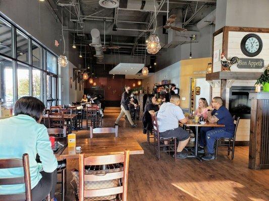 Seating Area at Famous Toastery Concord