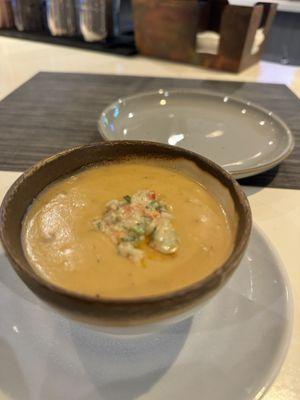 Bourbon lobster bisque